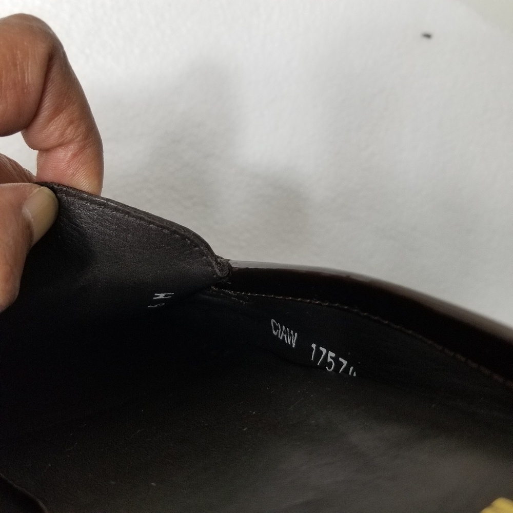 Stuart Weitzman Brown Slide On Flats With Diamond - image 5